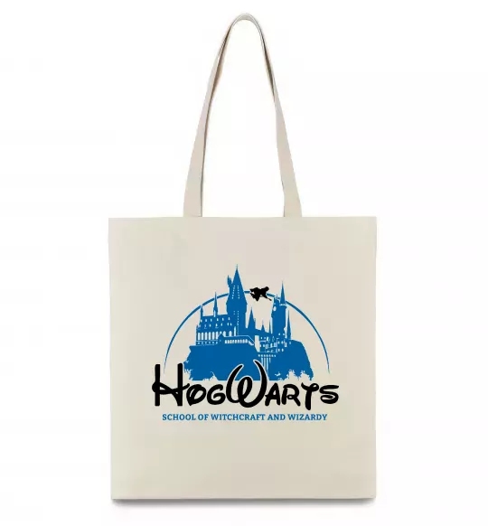 Эко-сумка HogWarts Бежевый фото