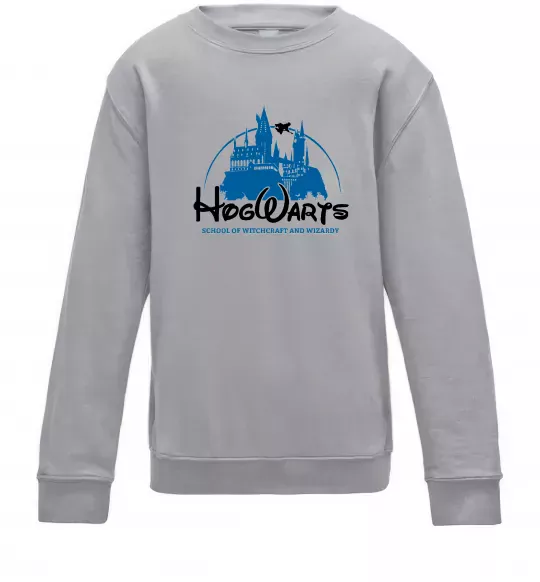 Дитячий світшот HogWarts Сірий меланж фото