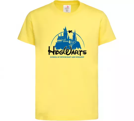 Детская футболка HogWarts Лимонный фото