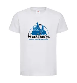 Детская футболка HogWarts Белый фото