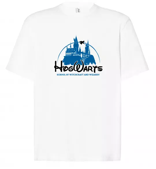 Футболка Оверсайз HogWarts Белый фото