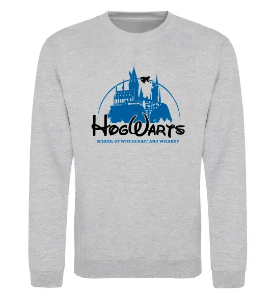Свитшот HogWarts Серый меланж фото