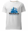 Мужская премиум футболка HogWarts Белый фото