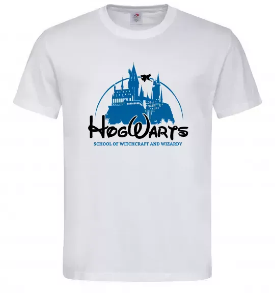 Мужская футболка HogWarts Белый фото