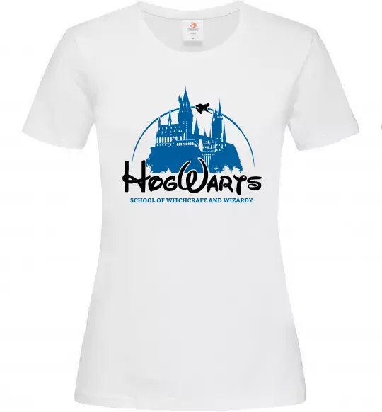 Женская футболка HogWarts Белый фото