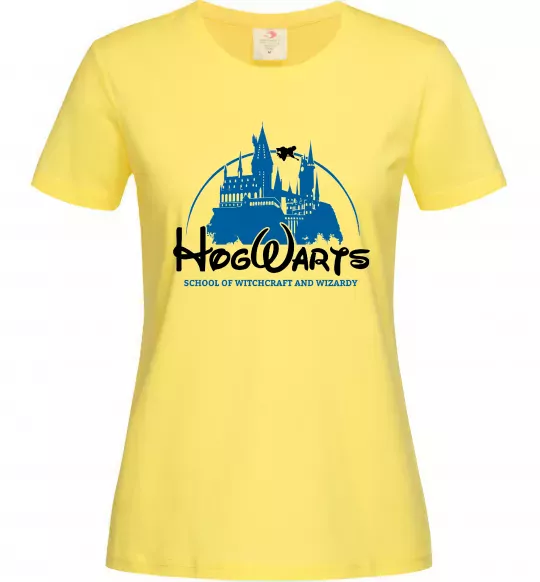 Женская футболка HogWarts Лимонный фото