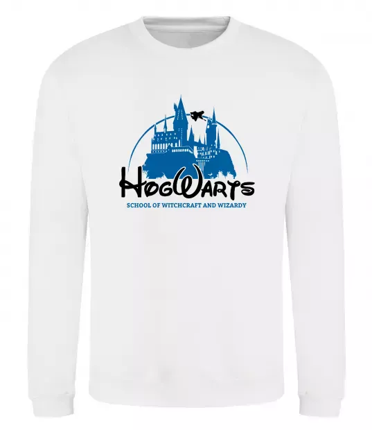 Світшот HogWarts Білий фото
