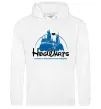 Мужская толстовка (худи) HogWarts Белый фото
