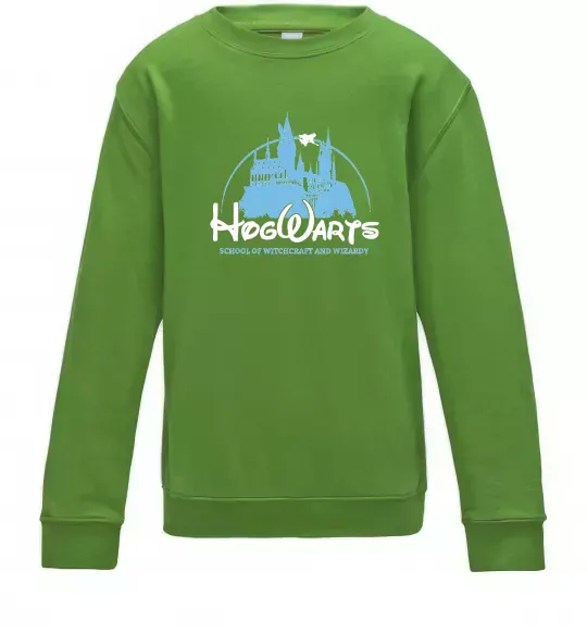 Дитячий світшот HogWarts Лаймовий фото