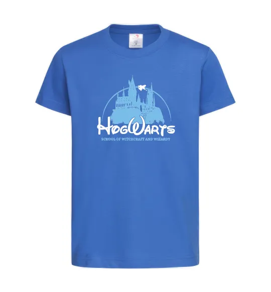 Дитяча футболка HogWarts Яскраво-синій фото