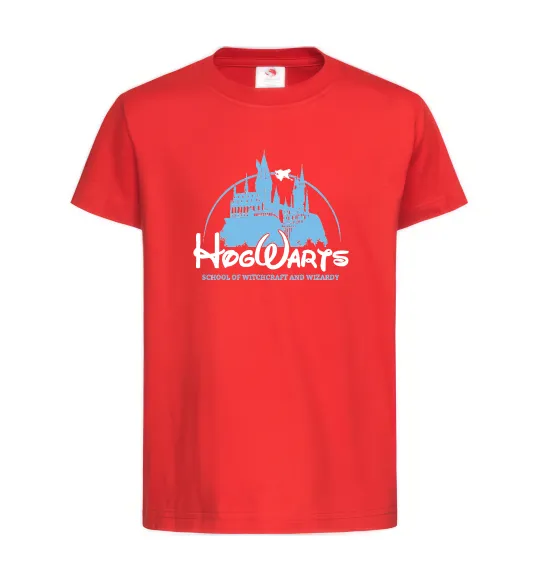Дитяча футболка HogWarts Червоний фото