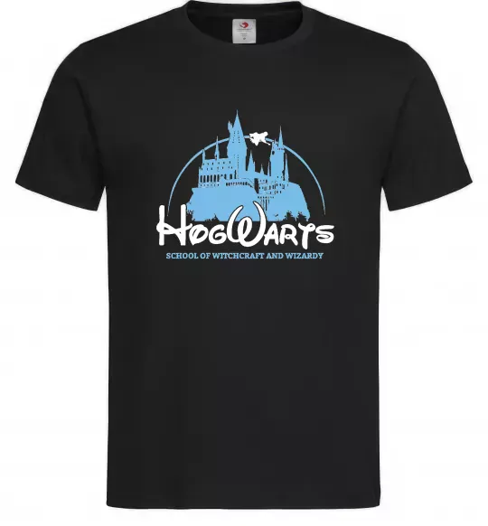 Мужская футболка HogWarts Черный фото