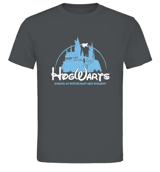 Мужская футболка HogWarts Графит фото