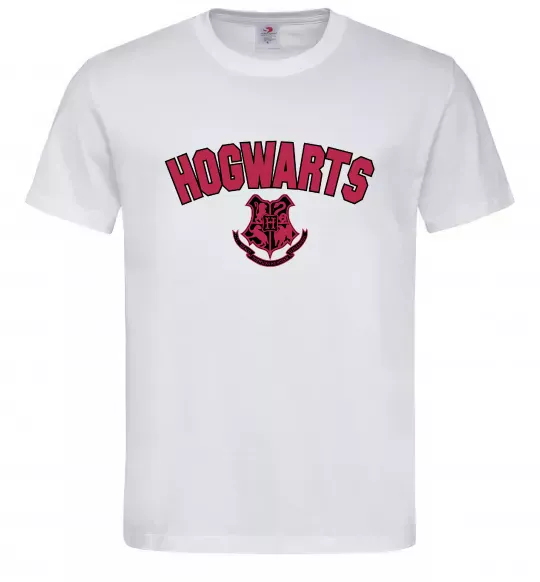 Мужская футболка Hogwarts Logo Белый фото