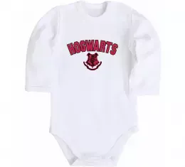 Детский боди Hogwarts Logo Белый фото