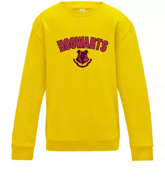 Дитячий світшот Hogwarts Logo Сонячно жовтий фото