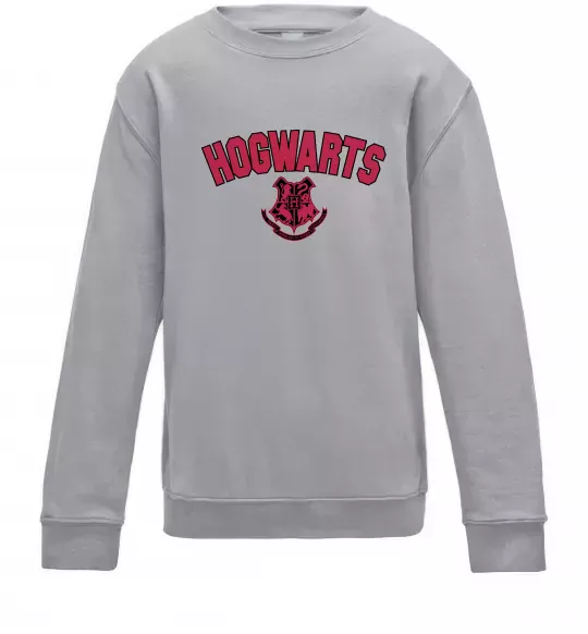 Дитячий світшот Hogwarts Logo Сірий меланж фото