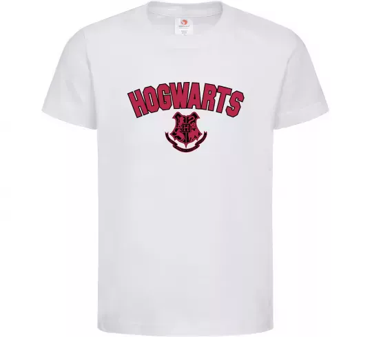 Детская футболка Hogwarts Logo Белый фото