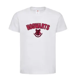 Дитяча футболка Hogwarts Logo Білий фото