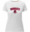 Женская премиум футболка Hogwarts Logo Белый фото
