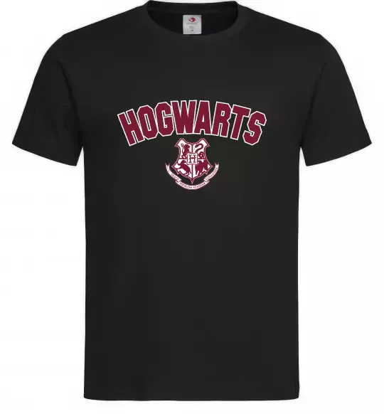 Мужская футболка Hogwarts Logo Черный фото