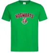 Мужская футболка Hogwarts Logo Зеленый фото