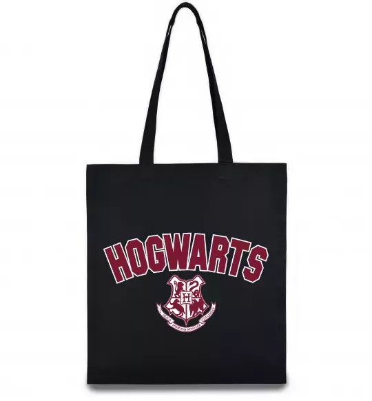 Эко-сумка Hogwarts Logo Черный фото