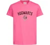 Детская футболка Hogwarts Logo Ярко-розовый фото