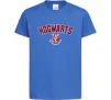 Детская футболка Hogwarts Logo Ярко-синий фото