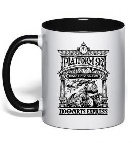 Чашка з кольоровою ручкою Hogwarts Express