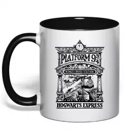 Чашка с цветной ручкой