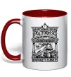 Чашка с цветной ручкой Hogwarts Express Красный Чашка с цветной ручкой Hogwarts Express Красный фото