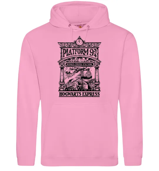Женская толстовка (худи) Hogwarts Express Розовый фото