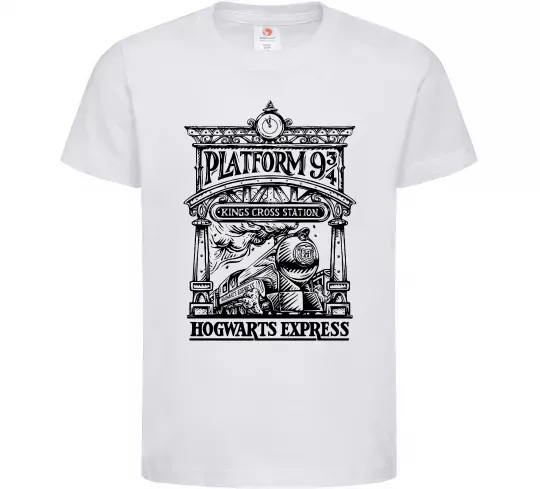 Детская футболка Hogwarts Express Белый фото