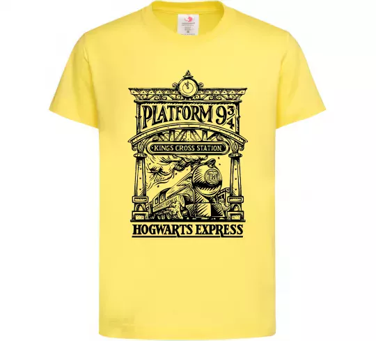 Детская футболка Hogwarts Express Лимонный фото