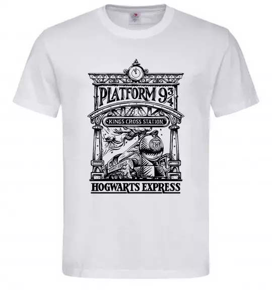 Мужская футболка Hogwarts Express Белый фото