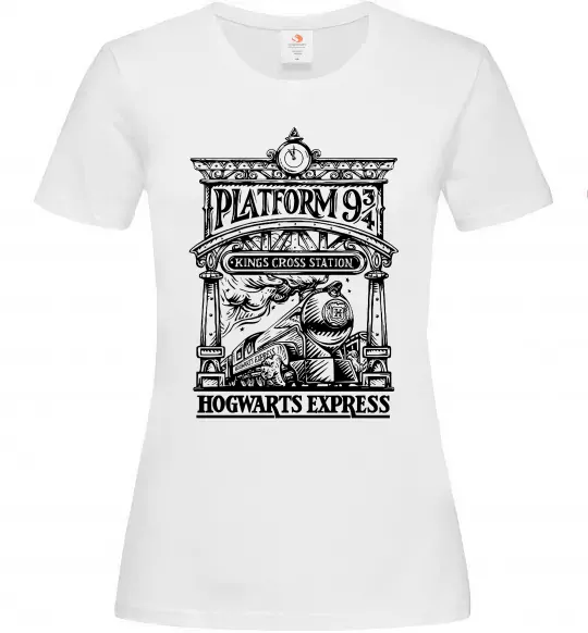 Женская футболка Hogwarts Express Белый фото