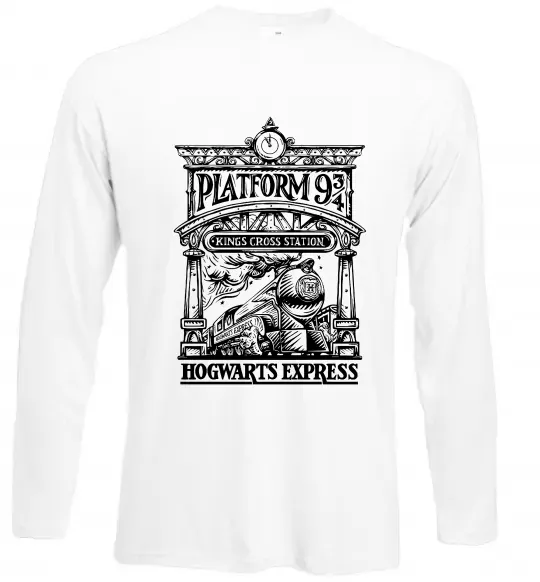 Лонгслив Hogwarts Express Белый фото