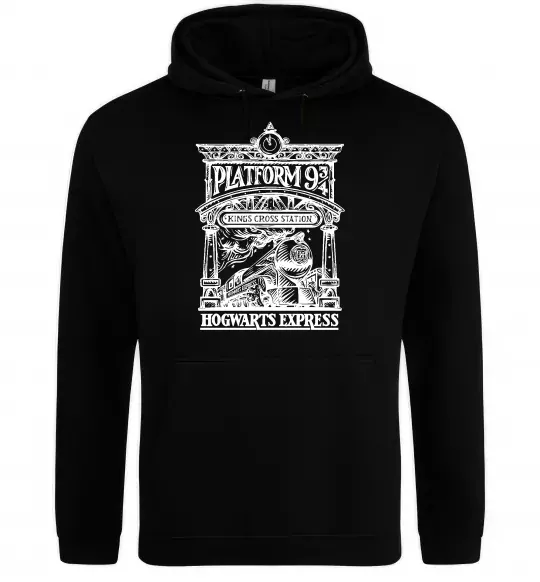 Женская толстовка (худи) Hogwarts Express Черный фото