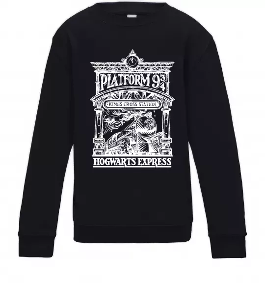 Дитячий світшот Hogwarts Express Чорний фото