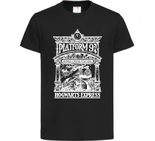 Детская футболка Hogwarts Express Черный фото