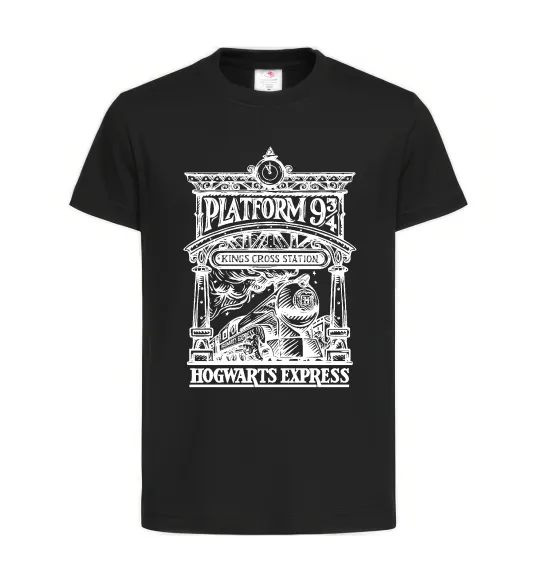 Дитяча футболка Hogwarts Express Чорний фото