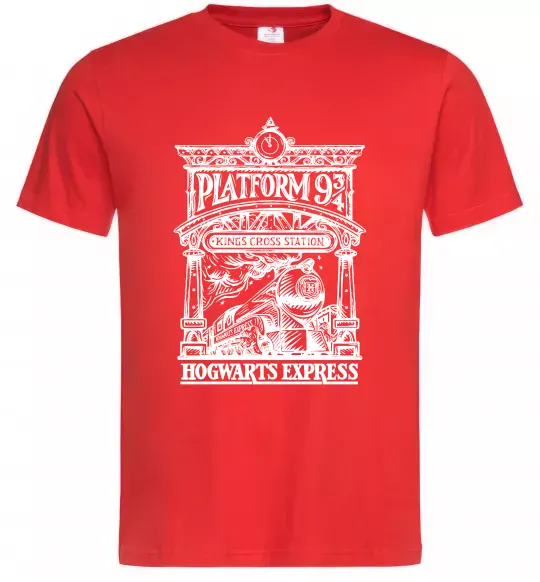 Мужская футболка Hogwarts Express Красный фото