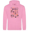 Чоловіча толстовка (худі) Harry Potter символи Рожевий фото