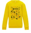Детский Свитшот Harry Potter символи Солнечно желтый фото