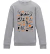 Детский Свитшот Harry Potter символи Серый меланж фото