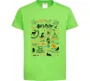 Детская футболка Harry Potter символи Лаймовый фото