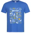 Мужская футболка Harry Potter символи Ярко-синий фото