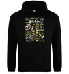 Женская толстовка (худи) Harry Potter символи Черный Женская толстовка (худи) Harry Potter символи Черный фото