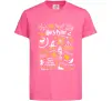 Детская футболка Harry Potter символи Ярко-розовый фото